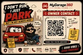 Cartoon QR design